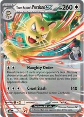 Team Rocket's Persian ex - 150/182 - Double Rare - Destined Rivals
